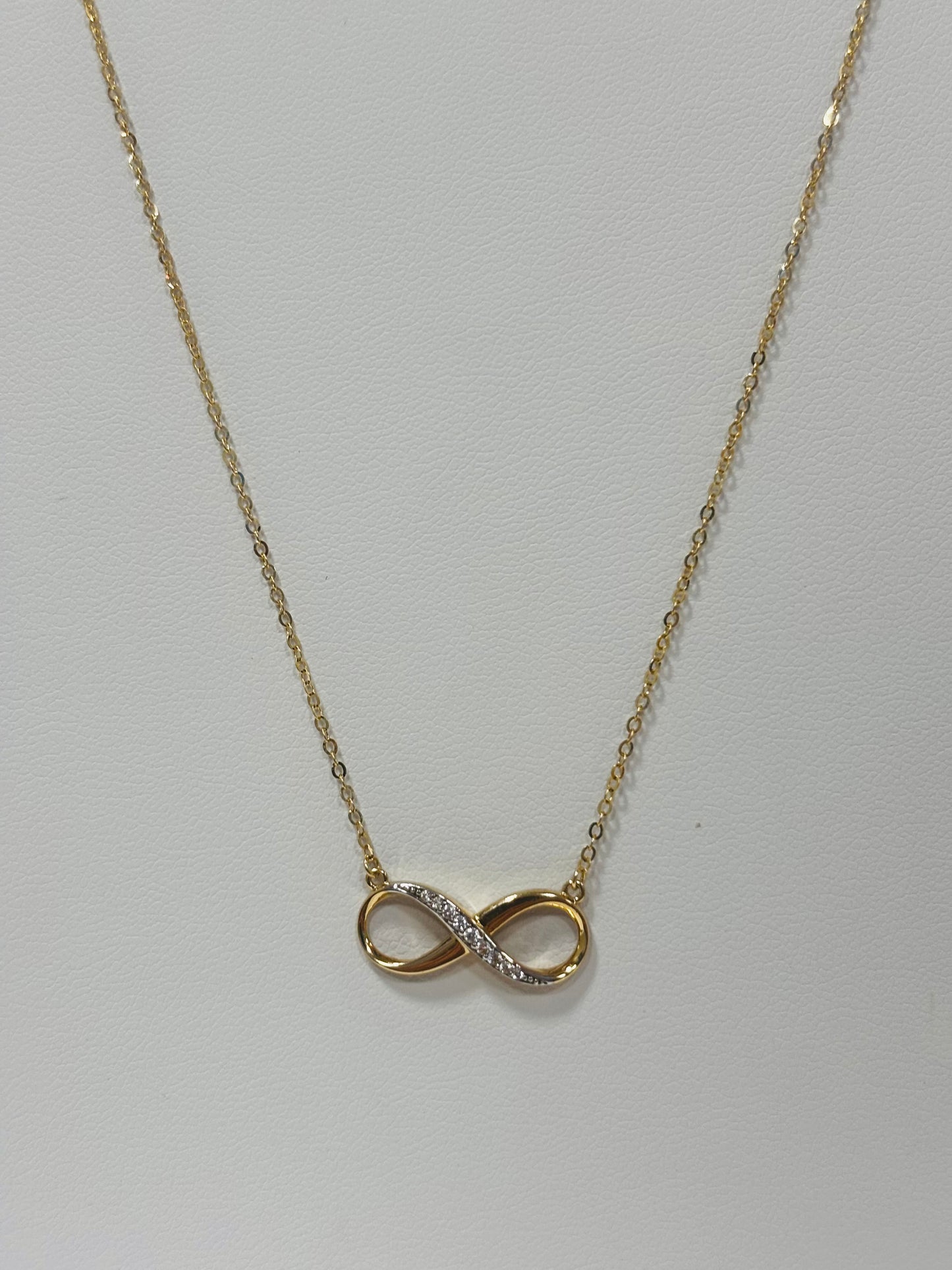 INFINITY PEND+CHAIN 14K