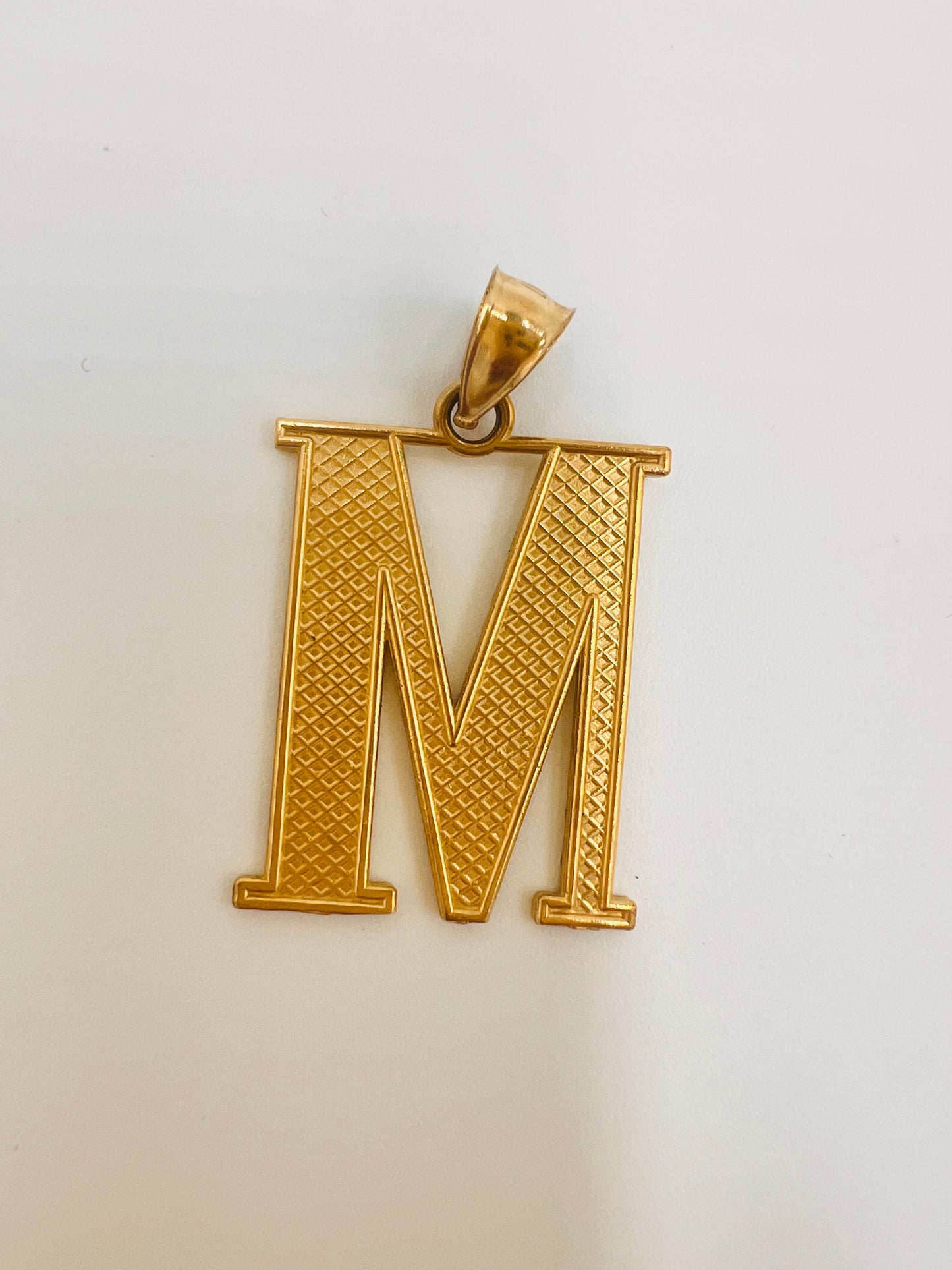 14K Initial Pendant