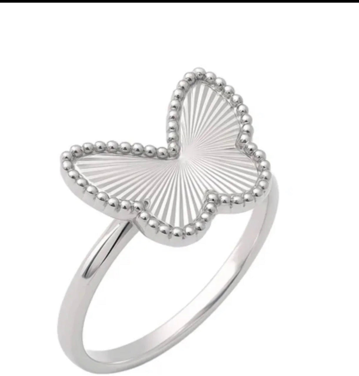 925 Silver Butterfly Ring