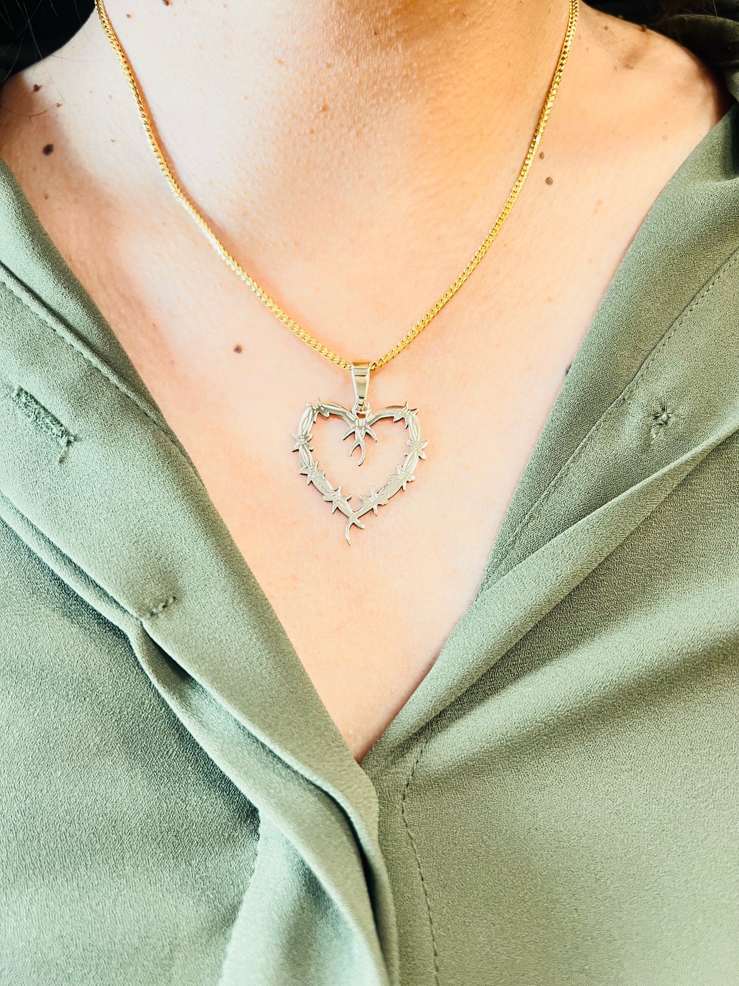 14K Karol Heart