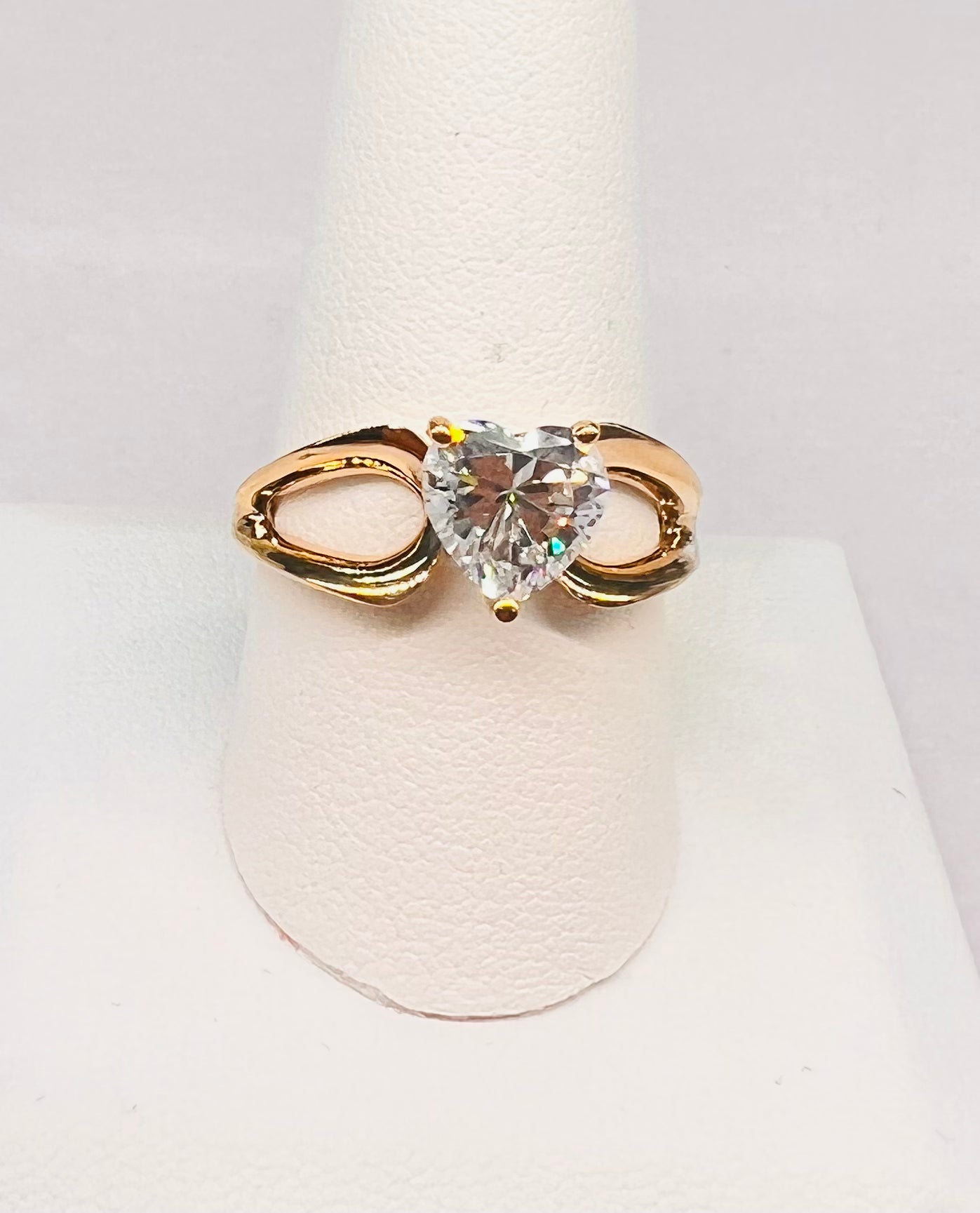 14K Heart Ring