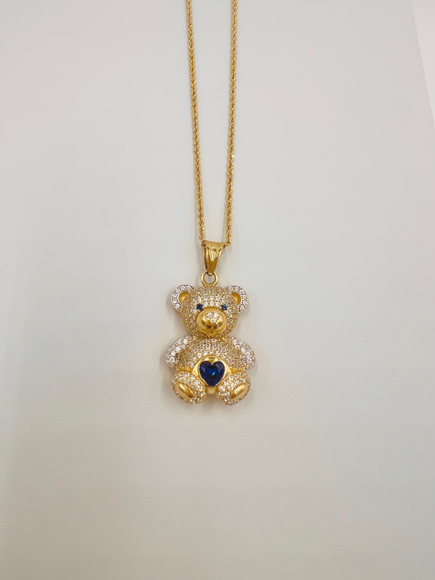 14K Bear Pendant