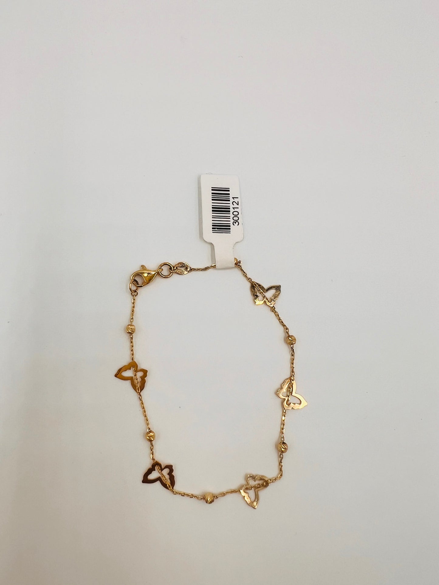 Dainty 14K Butterfly Bracelet
