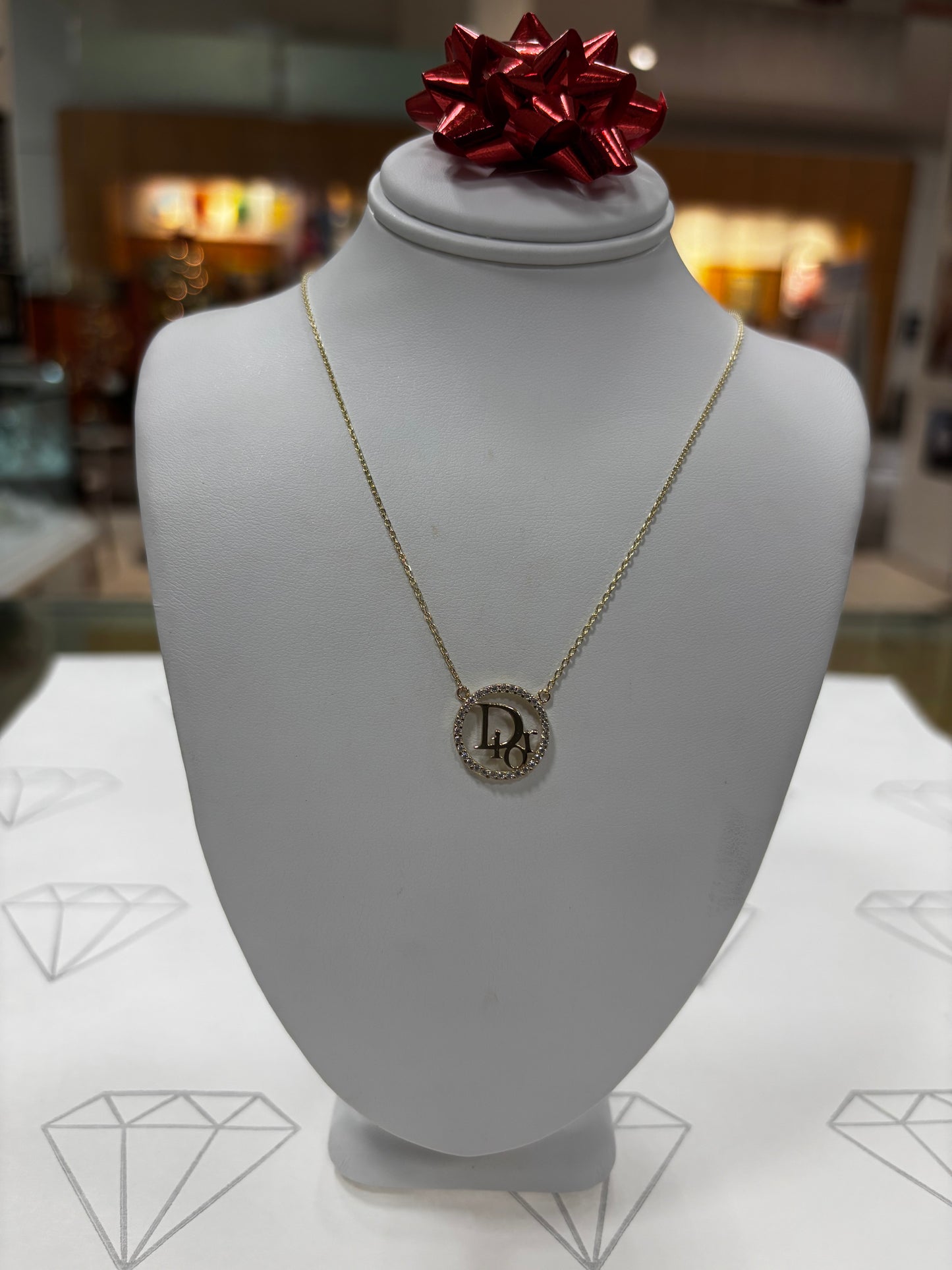 14K PENDANT+CHAIN