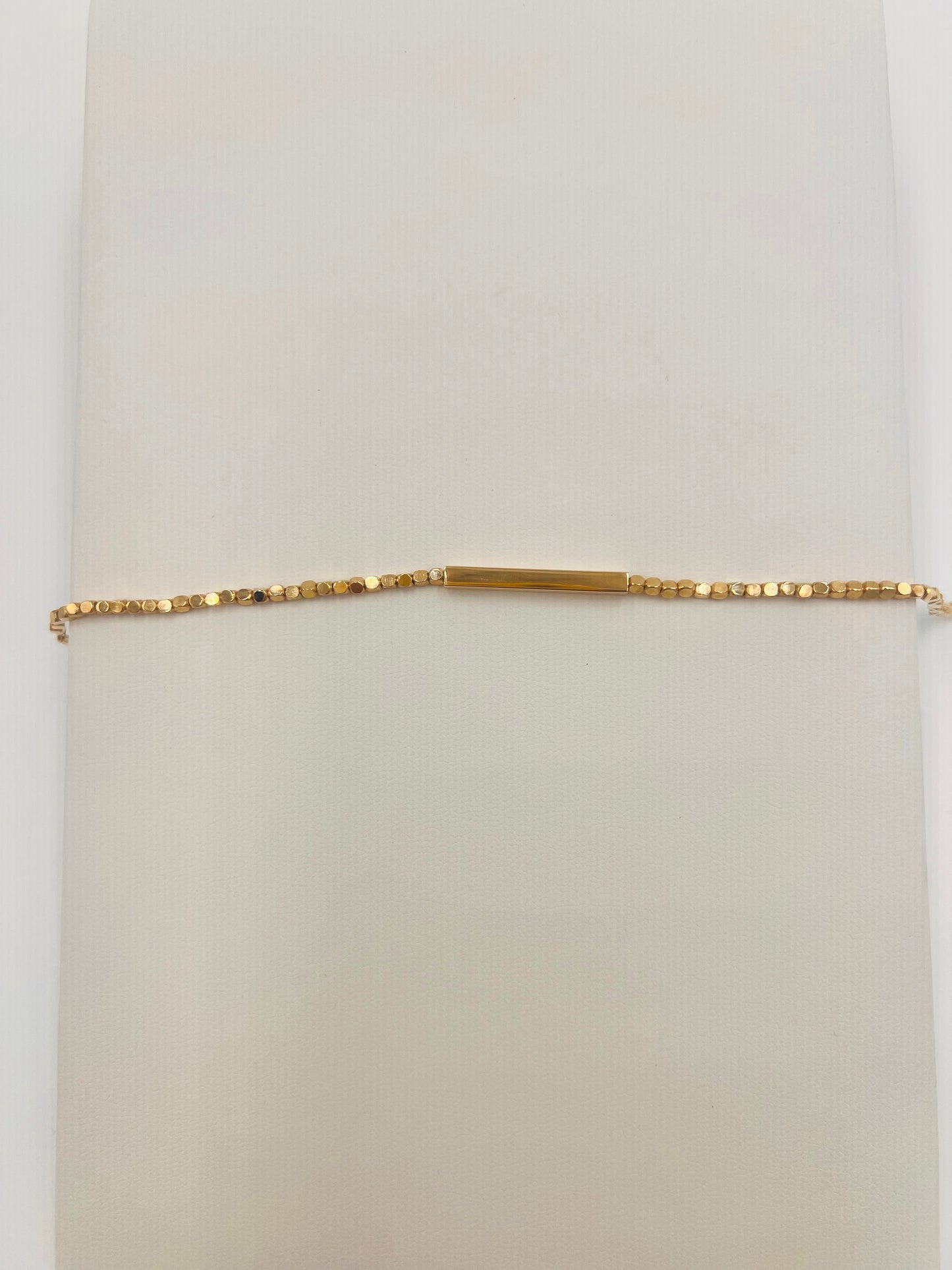 14K Bar Bracelet