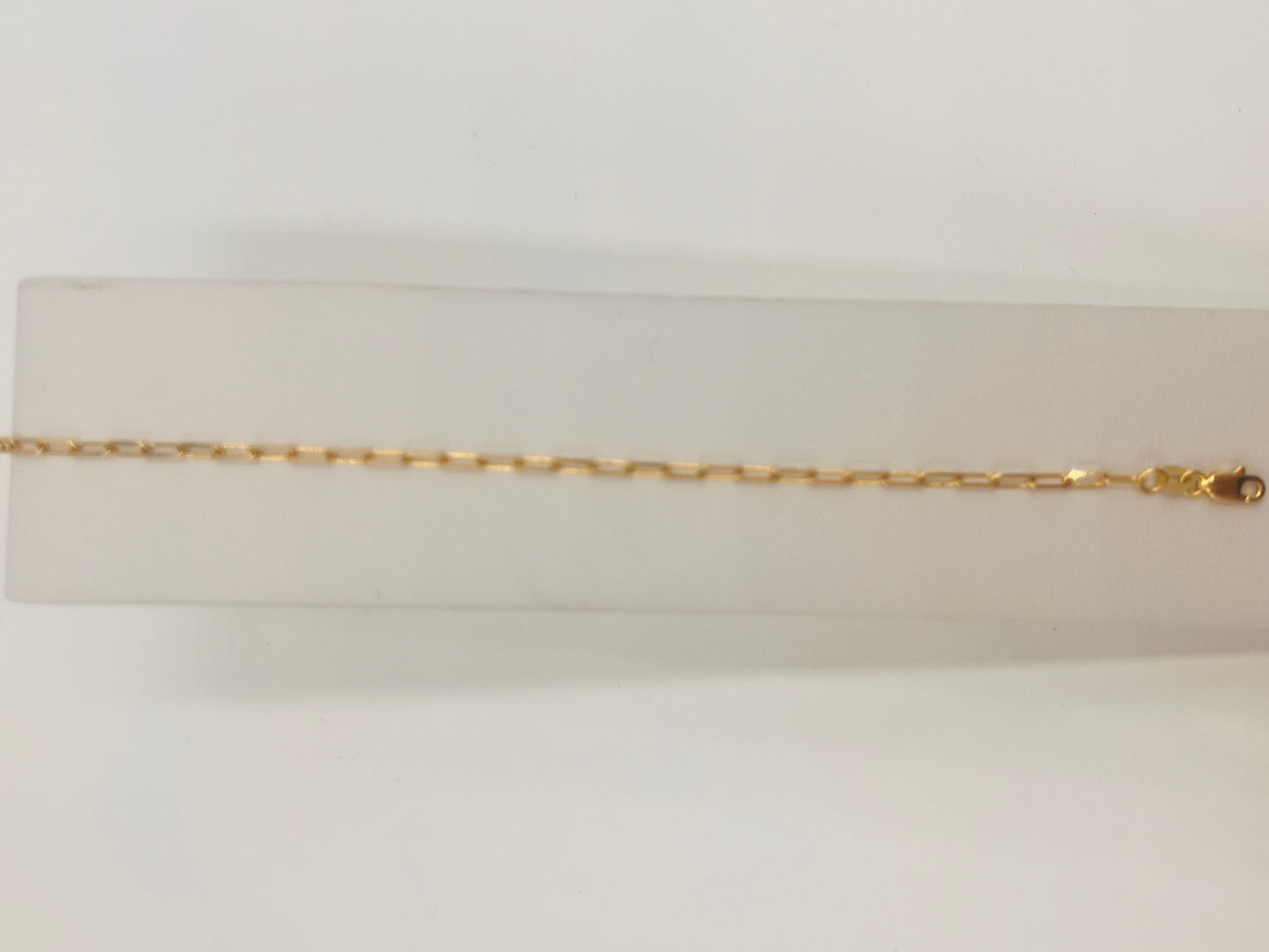 Paper clip Bracelet 14K