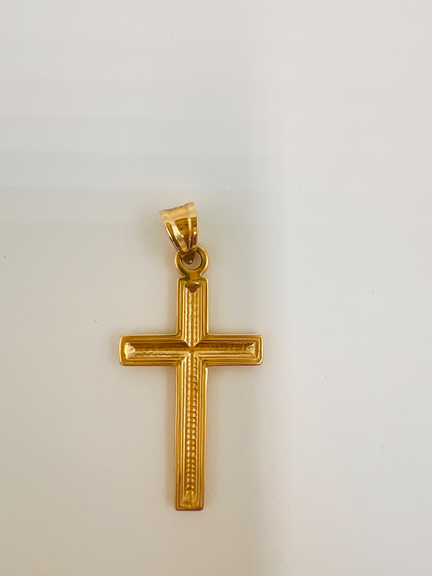 14K Cross Pendant
