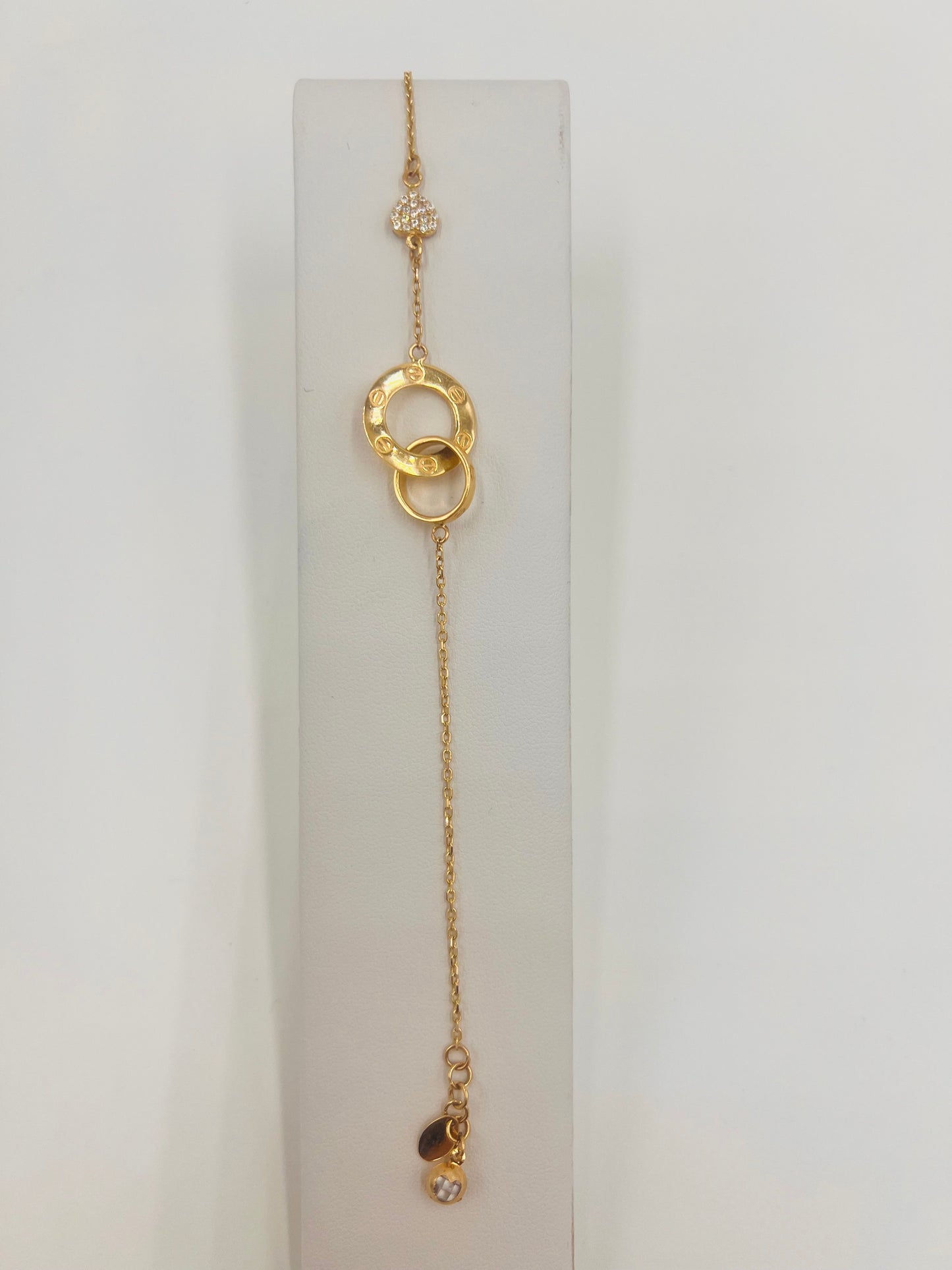 14k Interlock bracelet