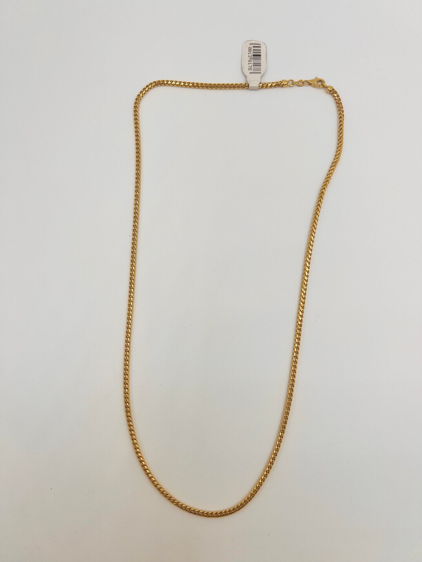 14K Solid Wheat Chain