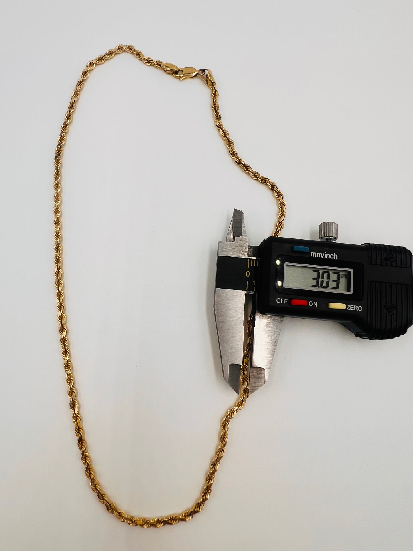 Rope Chain 10K 3mm