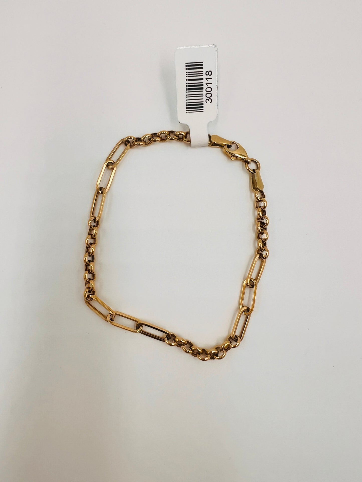 Paperclip Bracelet 14k