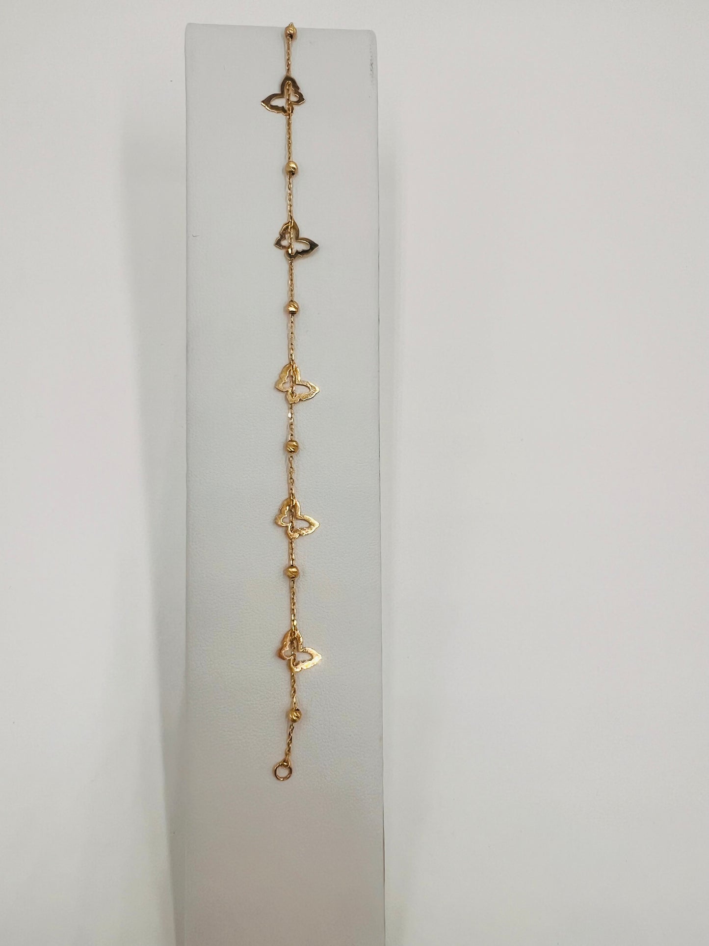 Dainty 14K Butterfly Bracelet