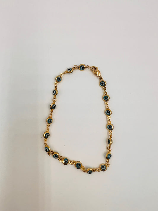 Evil Eye 14k Bracelet