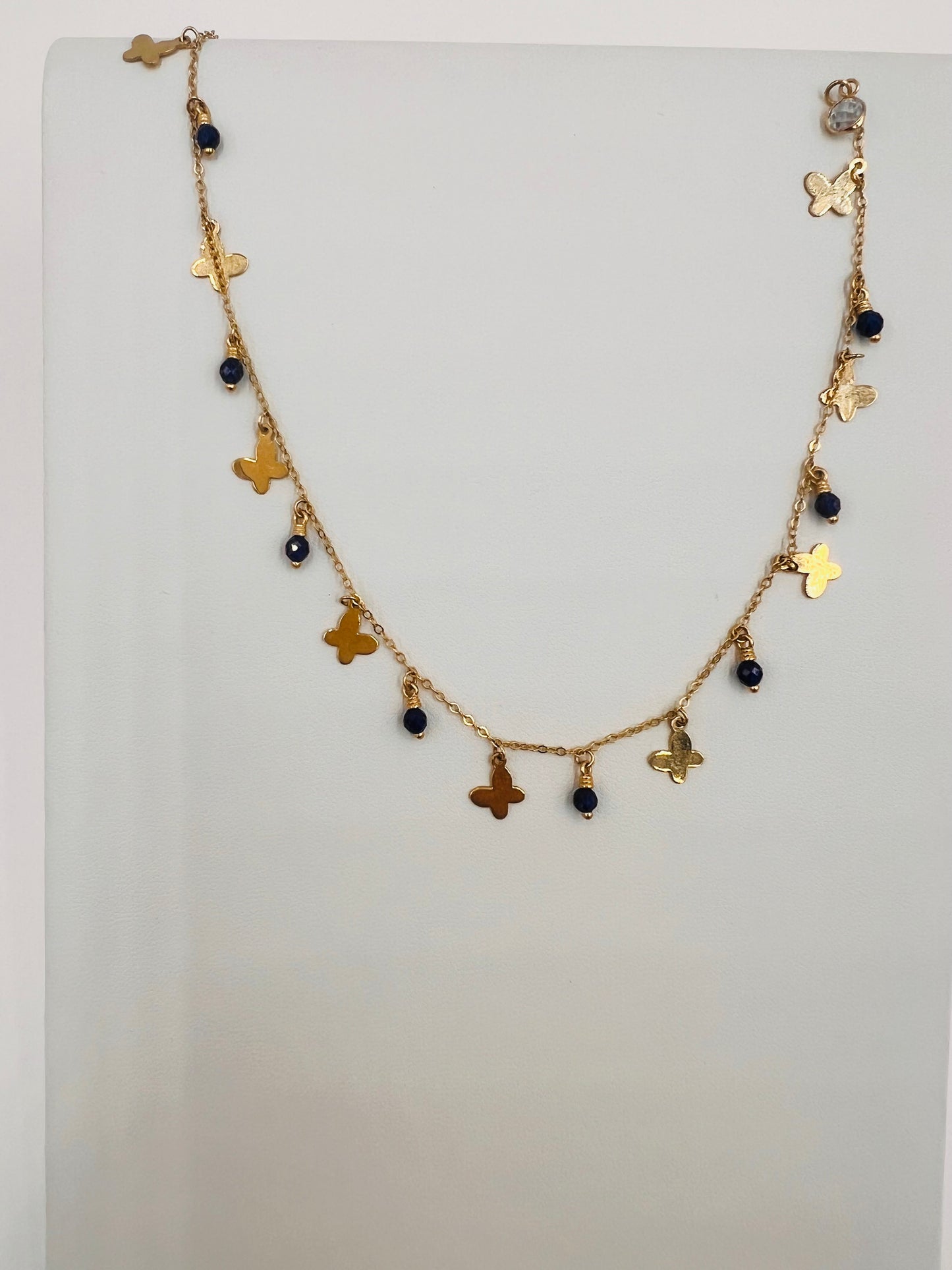 Butterfly Anklet 14K