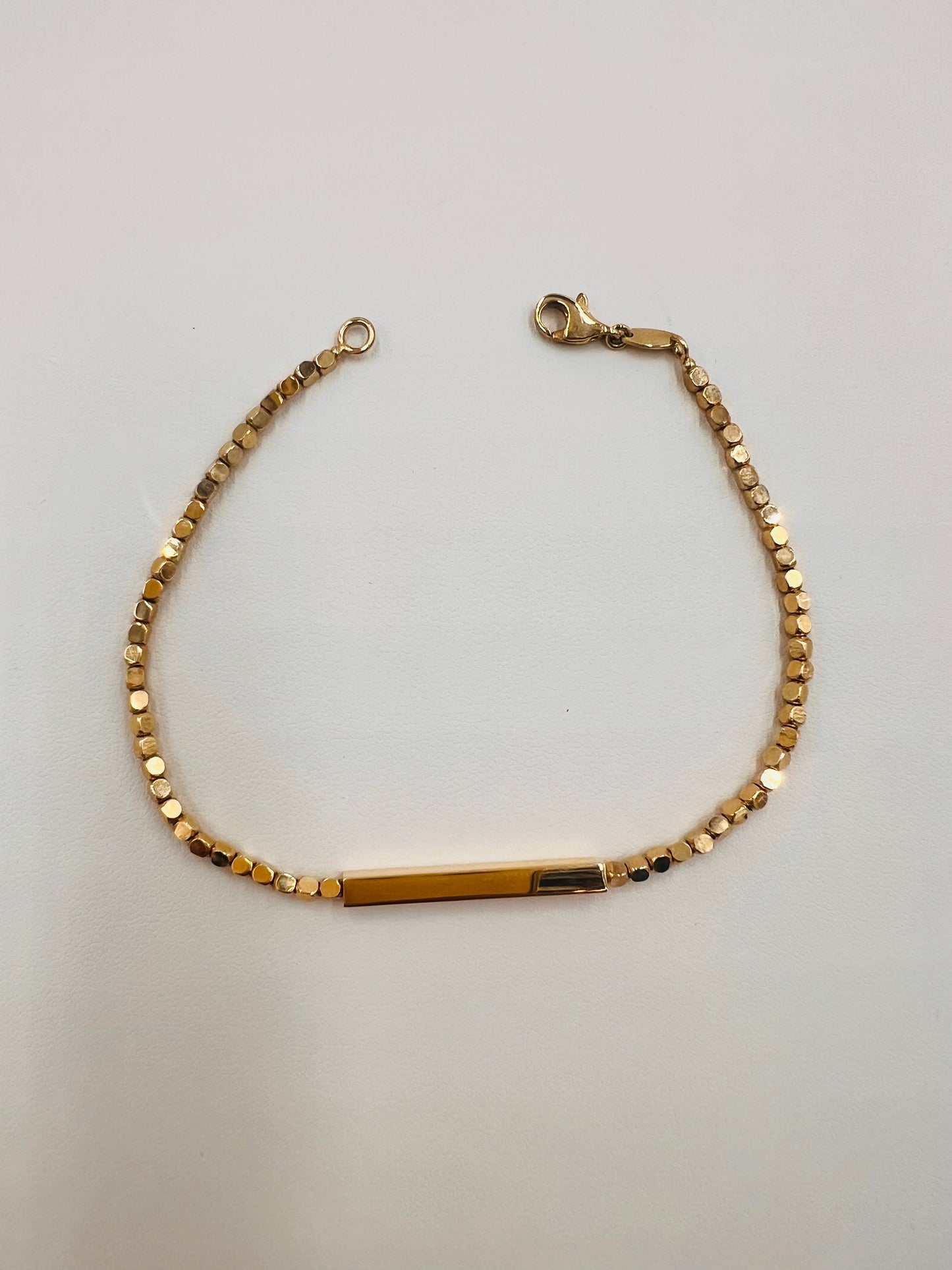 14K Bar Bracelet