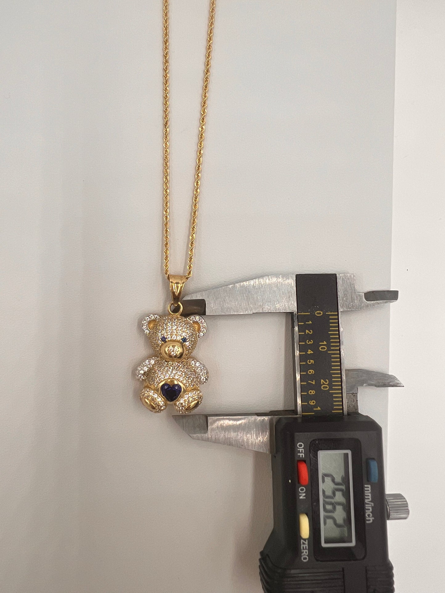 14K Bear Pendant