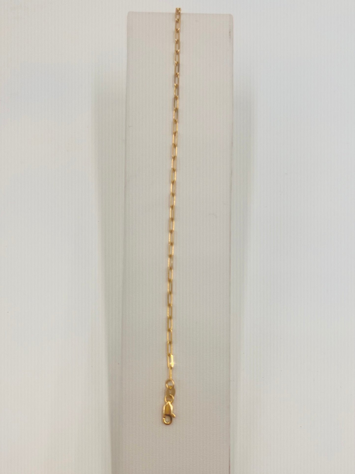 Paper clip Bracelet 14K