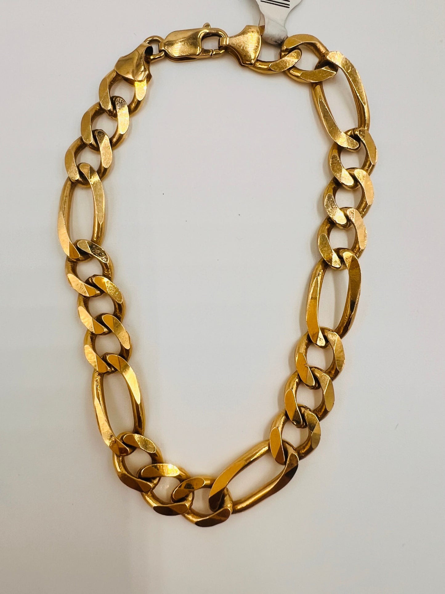Solid 14K Figaro Bracelet