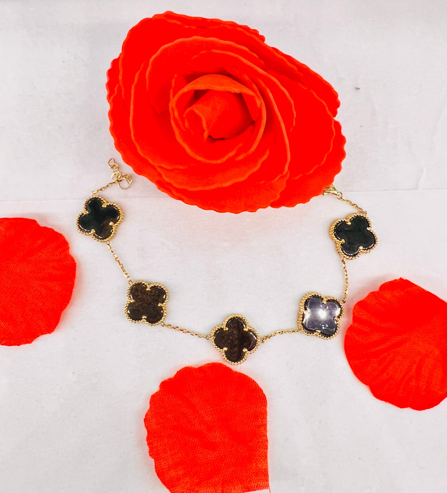 14K Clover Bracelet