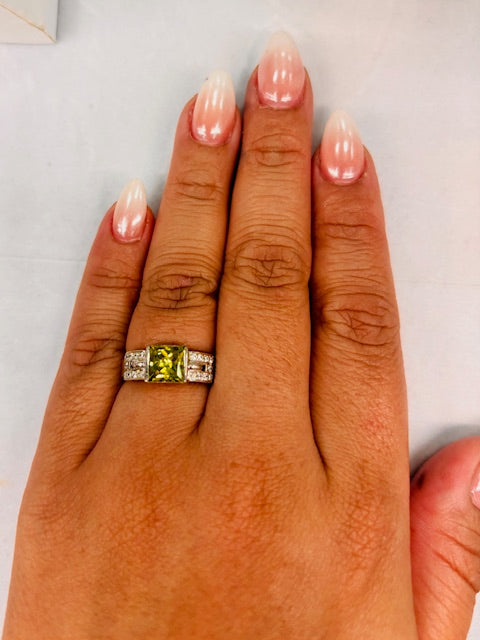 14K August Birthstone ring