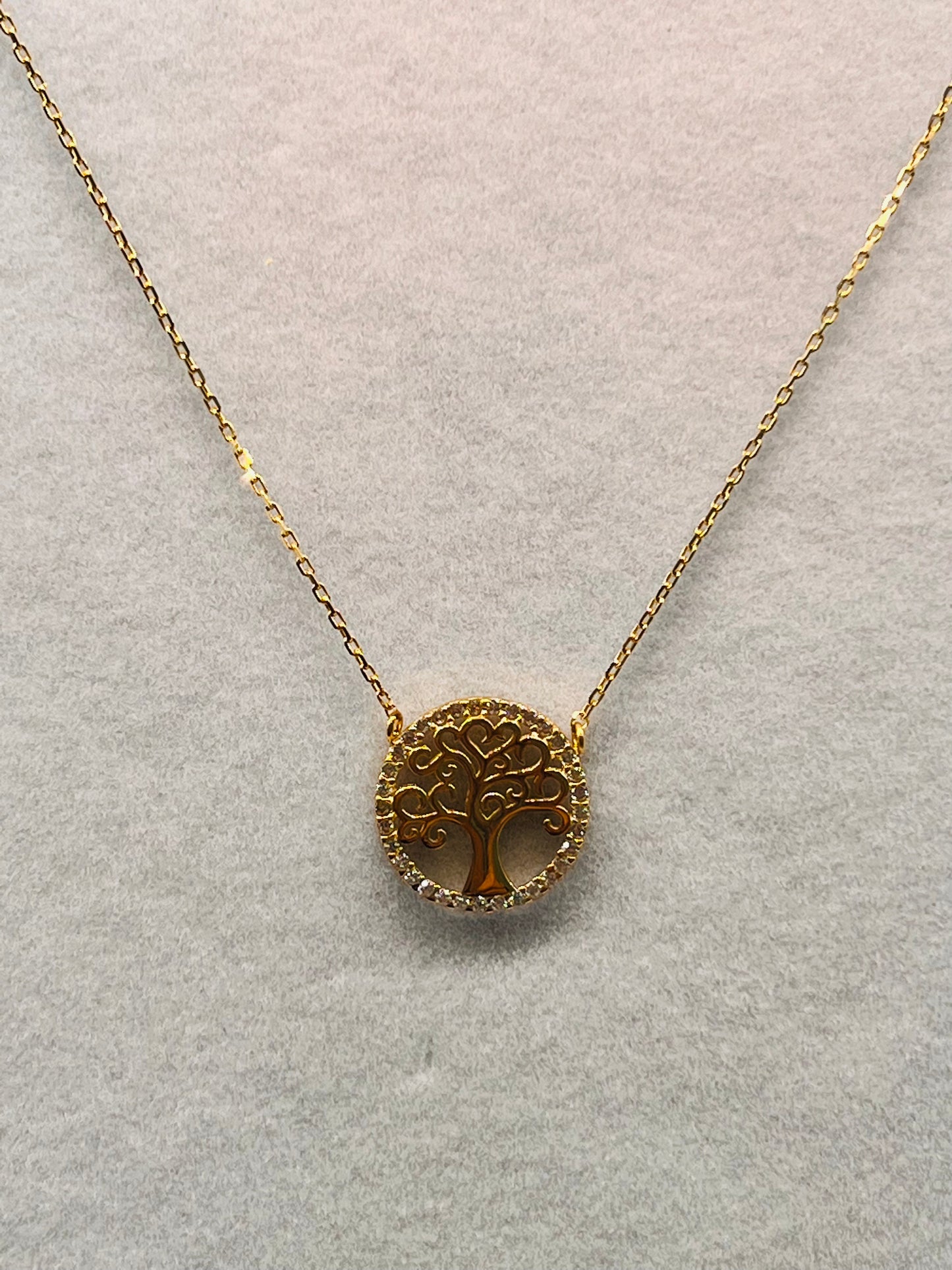 Tree of life Necklace 14K